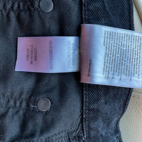 90's Pinch Black Waist High Rise Straight leg - Picture 11 of 12